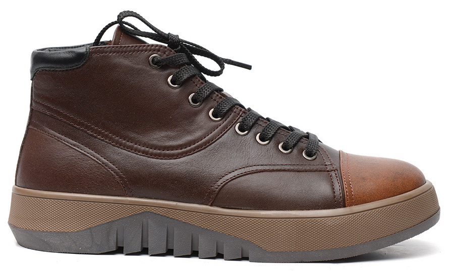 мужские ботинки натуральная кожа / шерсть corvetto