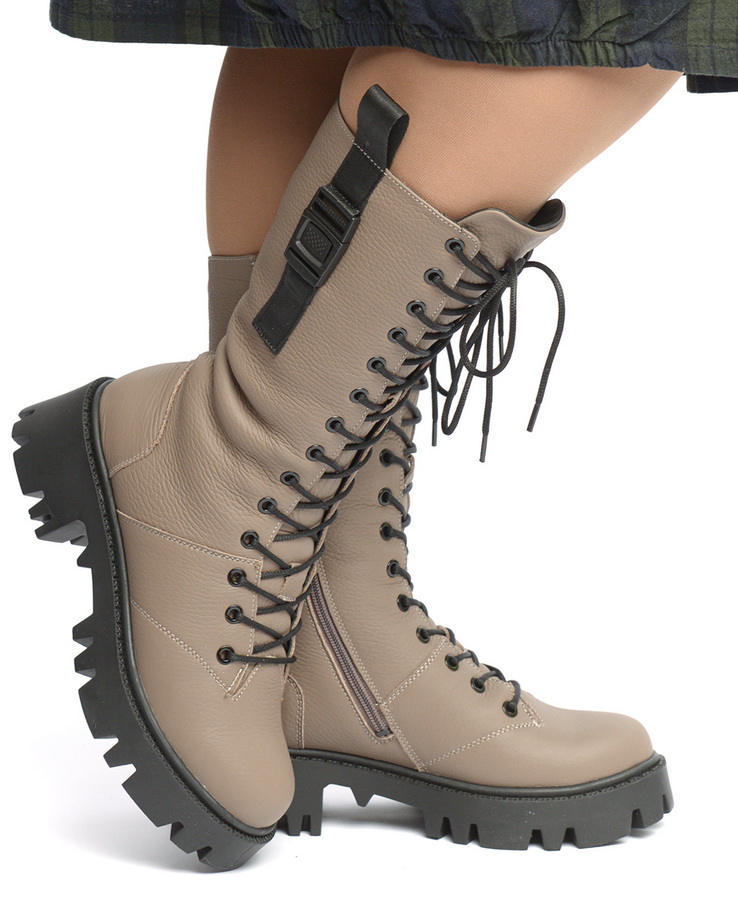 женские сапоги натуральная кожа / шерсть+байка corvetto италия