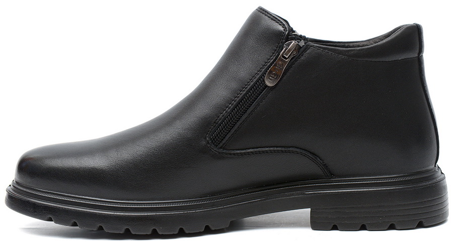 мужские ботинки натуральная кожа/байка gugu