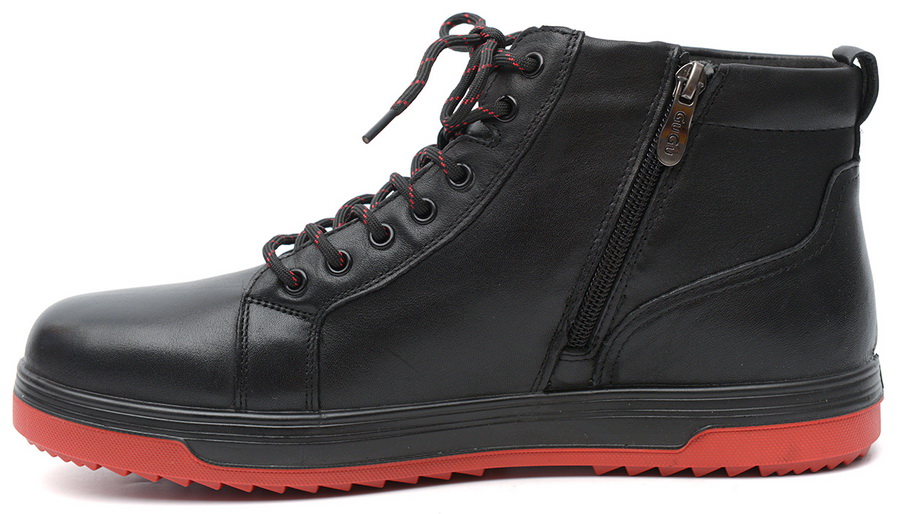 мужские ботинки натуральная кожа / шерсть gugu