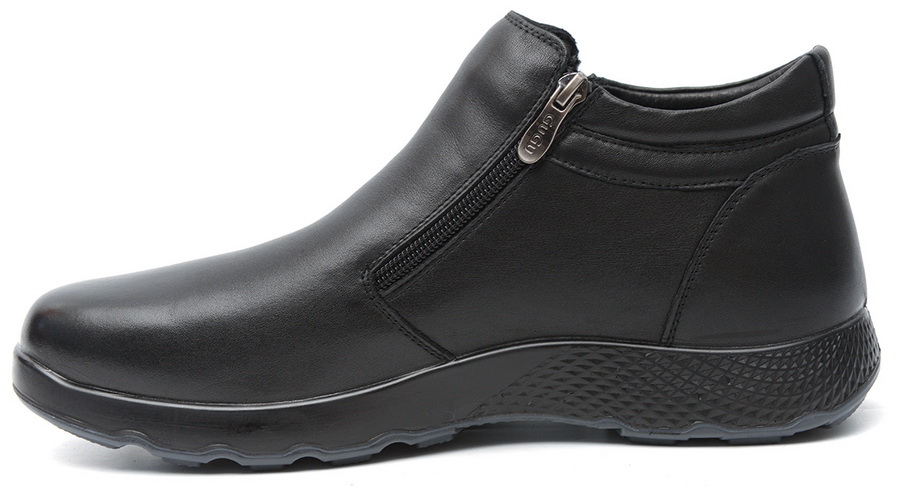 мужские ботинки натуральная кожа / шерсть gugu