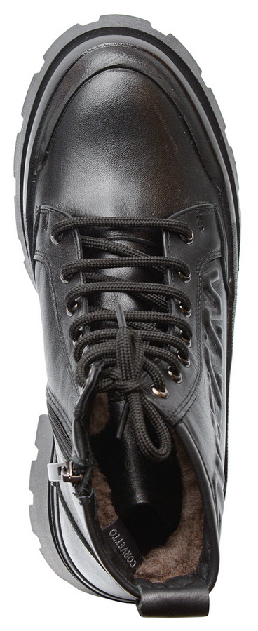 женские ботинки натуральная кожа / натуральный мех corvetto италия