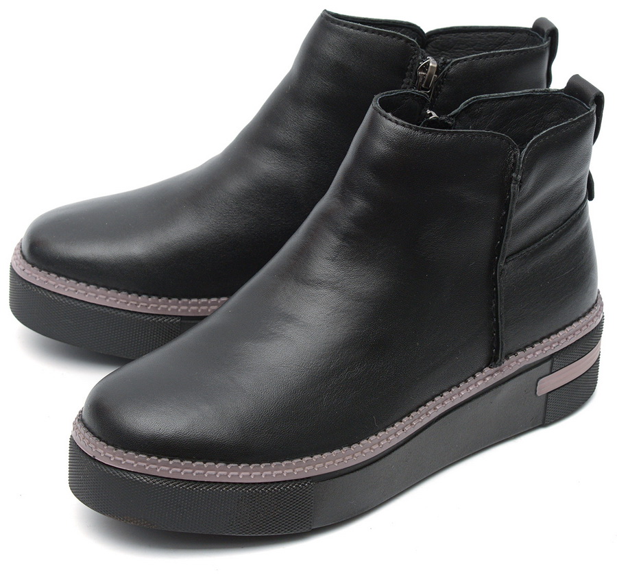 женские ботинки натуральная кожа натуральный мех gugu германия