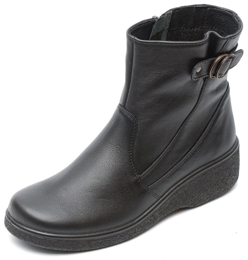 женские полусапоги натуральная кожа / байка росвест россия