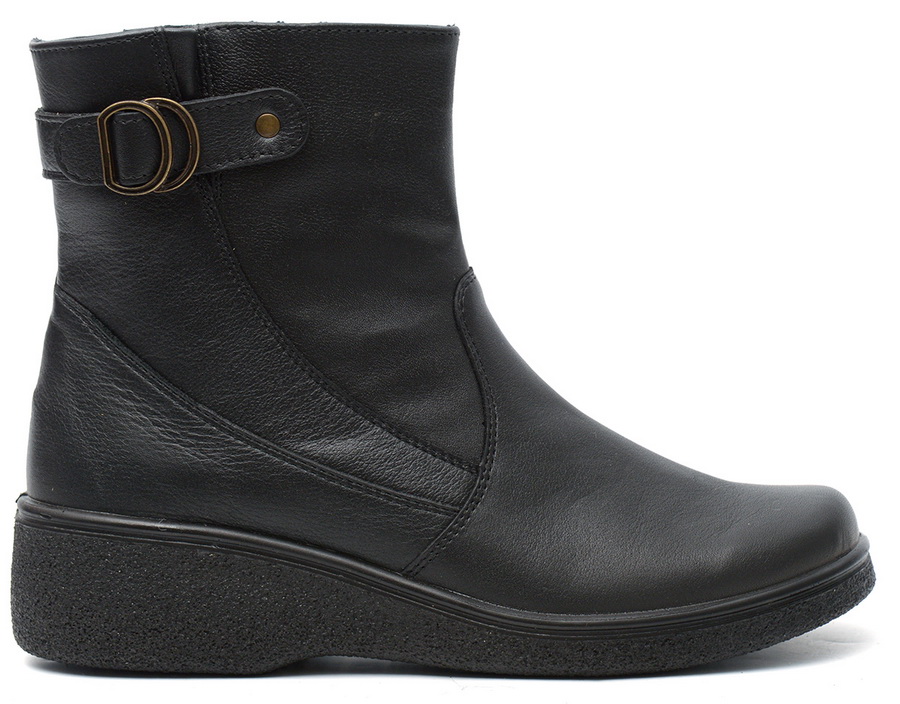 женские полусапоги натуральная кожа / байка росвест россия