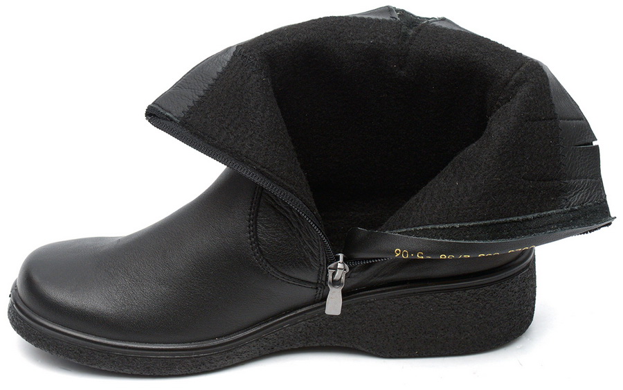 женские полусапоги натуральная кожа / байка росвест россия