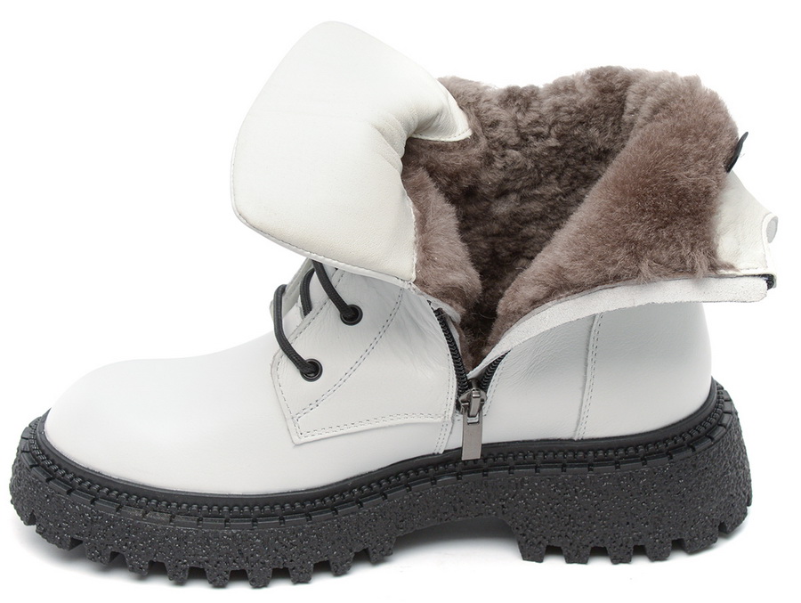 женские ботинки натуральная кожа / натуральный мех corvetto италия