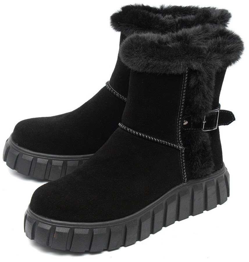 женские ботинки натуральная кожа(велюр) / натуральный мех gugu германия