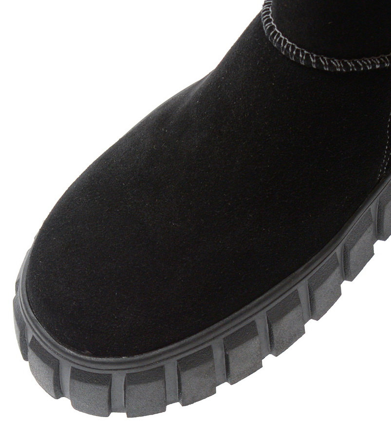 женские ботинки натуральная кожа(велюр) / натуральный мех gugu германия