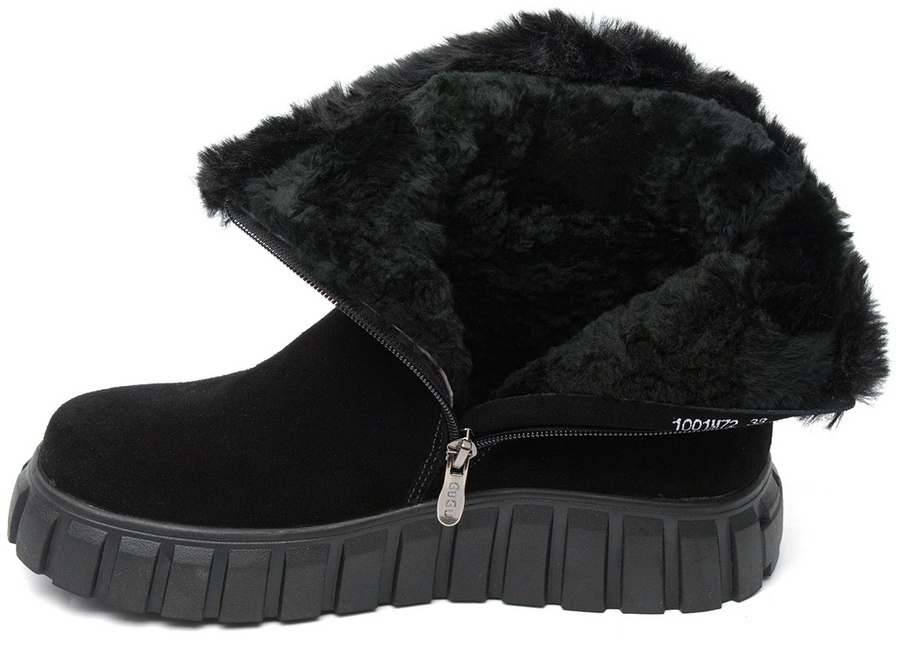 женские ботинки натуральная кожа(велюр) / натуральный мех gugu германия