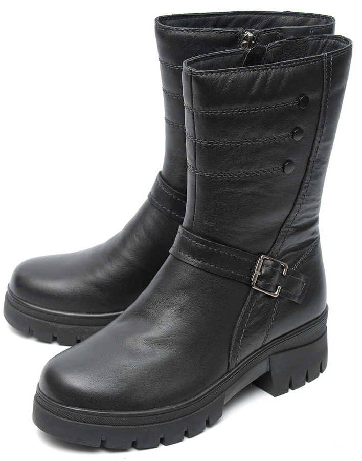 женские сапоги натуральная кожа  / натуральный мех gugu германия