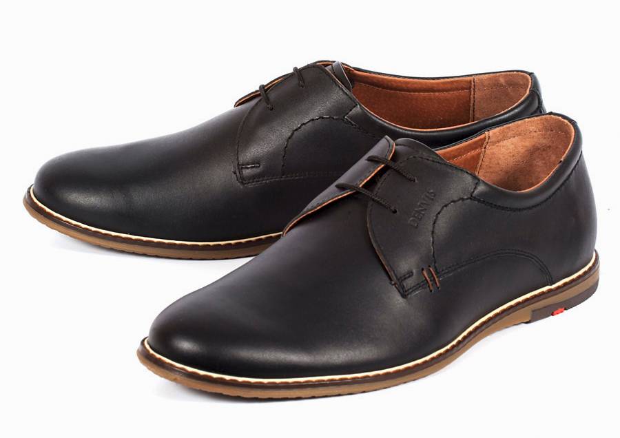 мужские полуботинки  натуральная кожа денвис беларусь