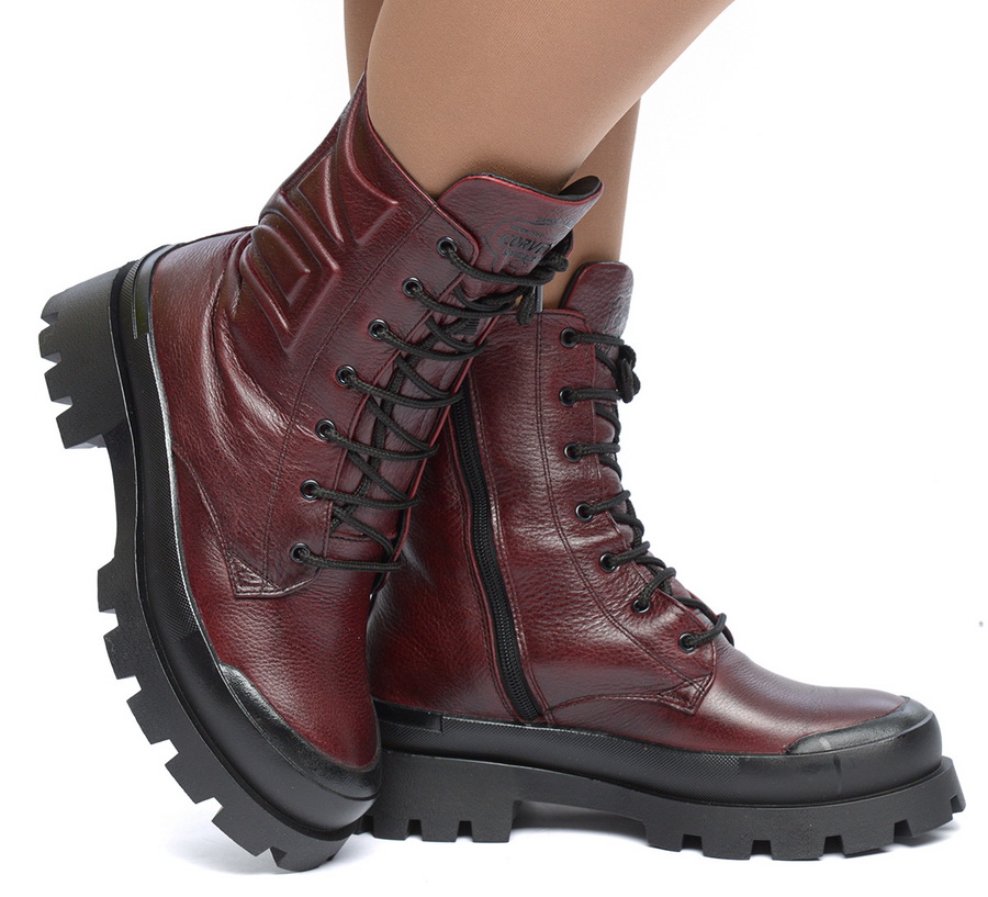 женские ботинки натуральная кожа / натуральный мех corvetto италия