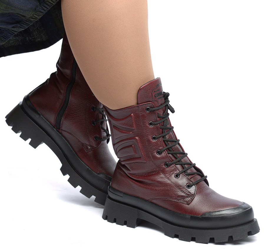 женские ботинки натуральная кожа / натуральный мех corvetto италия