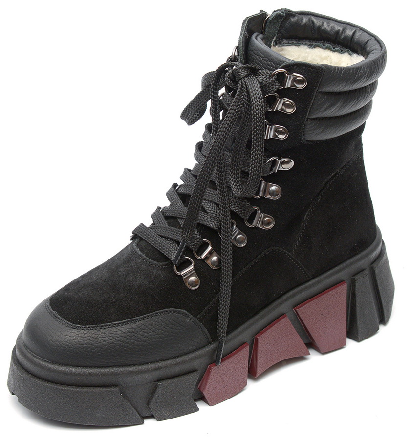 женские ботинки натуральная кожа/велюр/ шерсть corvetto италия