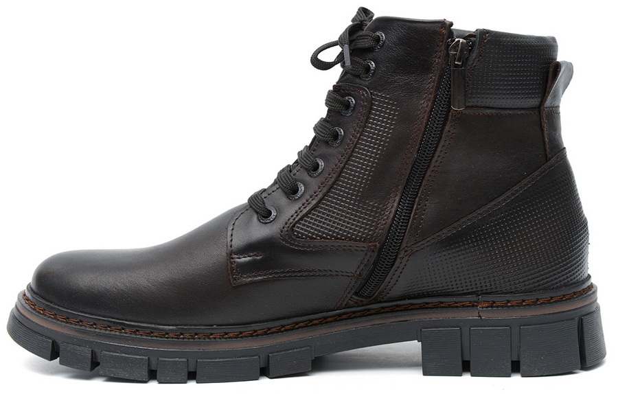 мужские ботинки натуральная кожа / натуральный мех corvetto