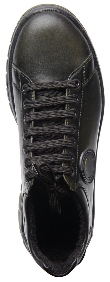 мужские кроссовки натуральная кожа/байка corvetto италия