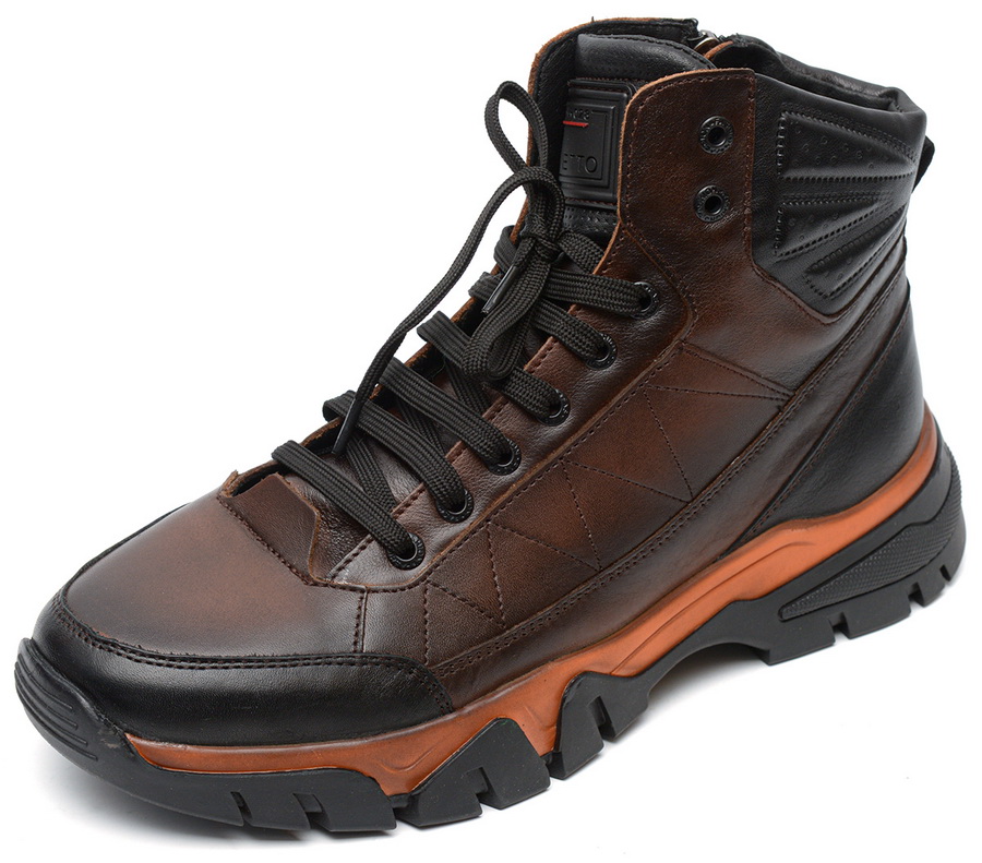 мужские кроссовки натуральная кожа / шерсть corvetto