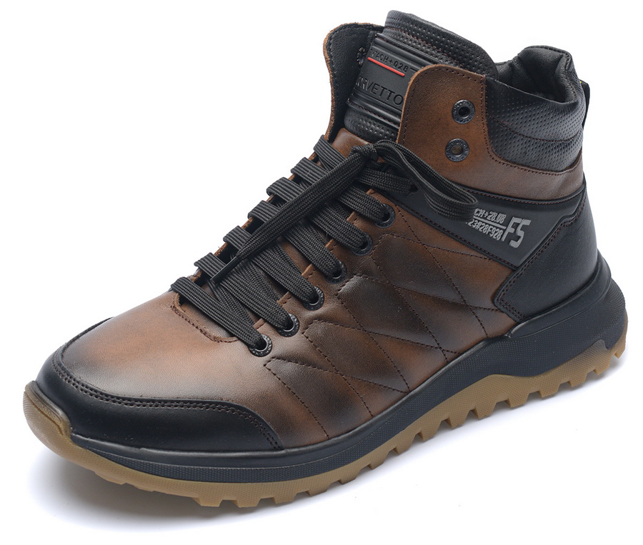 мужские кроссовки натуральная кожа / шерсть corvetto