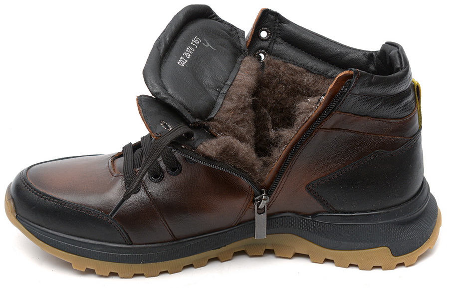 мужские кроссовки натуральная кожа / шерсть corvetto