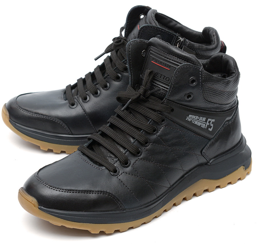 мужские кроссовки натуральная кожа / шерсть corvetto