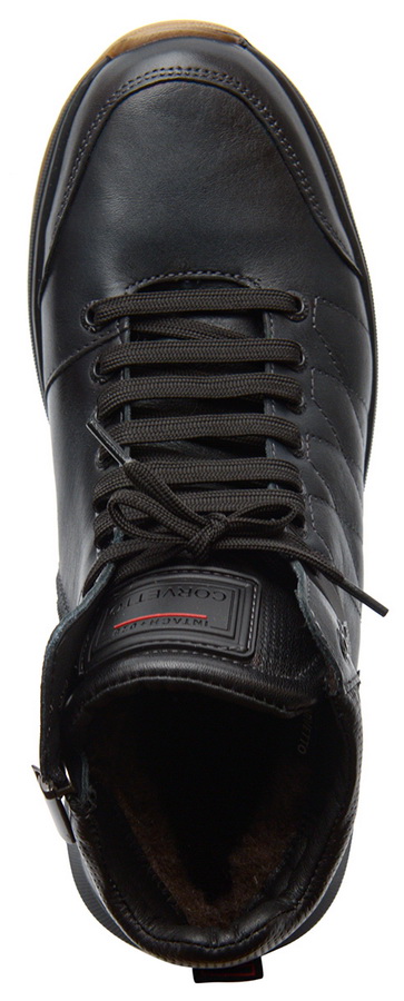 мужские кроссовки натуральная кожа / шерсть corvetto