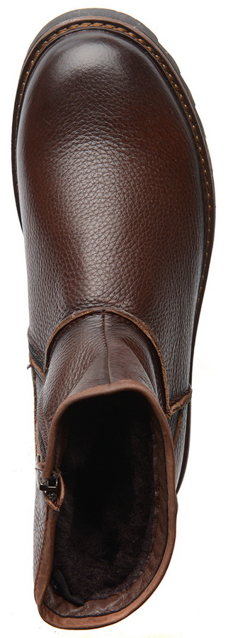 мужские сапоги натуральная кожа / натуральный мех corvetto