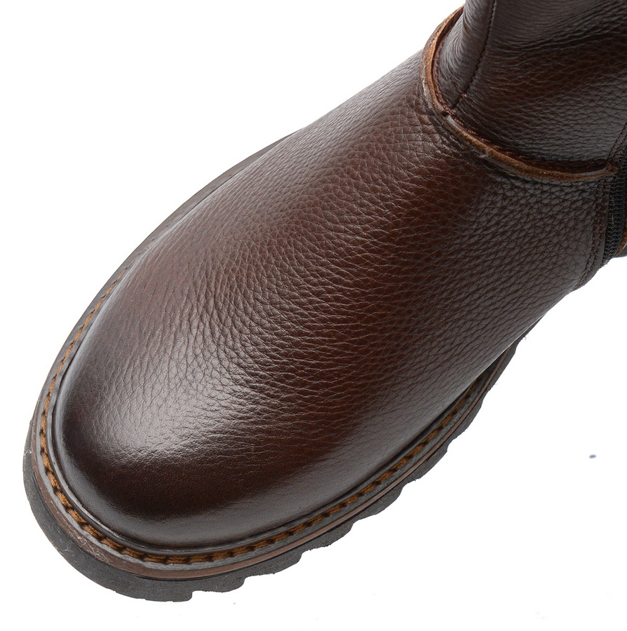 мужские сапоги натуральная кожа / натуральный мех corvetto