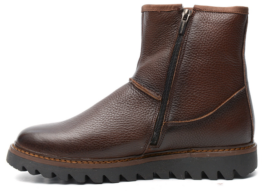 мужские сапоги натуральная кожа / натуральный мех corvetto