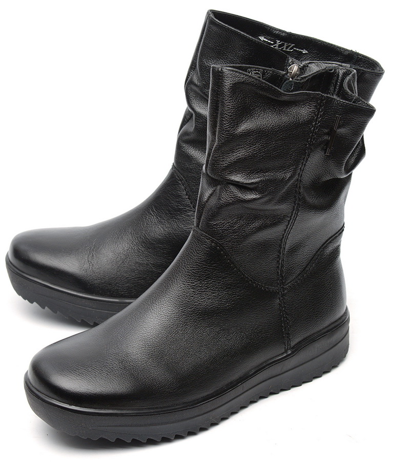 женские полусапоги натуральная кожа  / шерсть марко беларусь