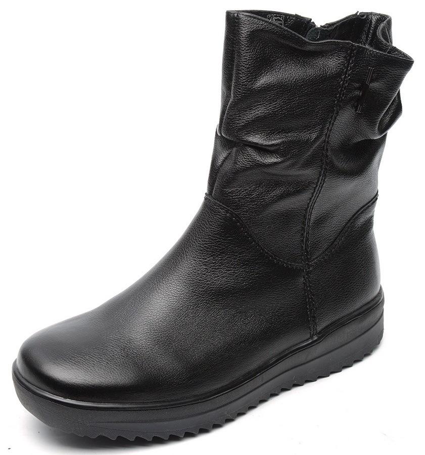 женские полусапоги натуральная кожа  / шерсть марко беларусь