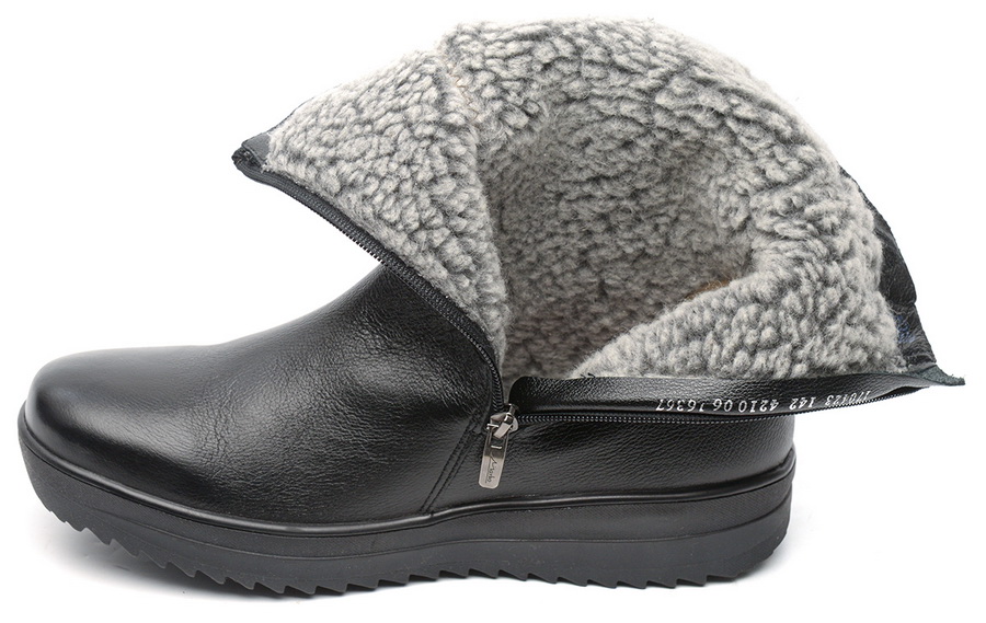 женские полусапоги натуральная кожа  / шерсть марко беларусь