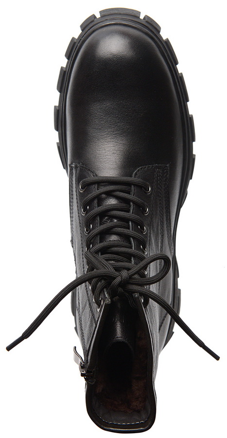 мужские ботинки натуральная кожа / натуральный мех gugu