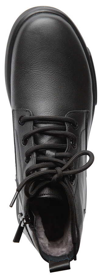 мужские ботинки натуральная кожа / натуральный мех gugu