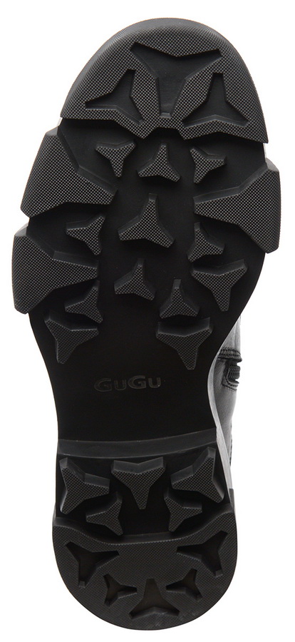 мужские ботинки натуральная кожа / натуральный мех gugu