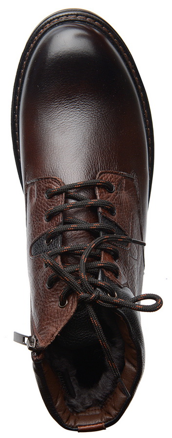 мужские ботинки натуральная кожа / натуральный мех corvetto