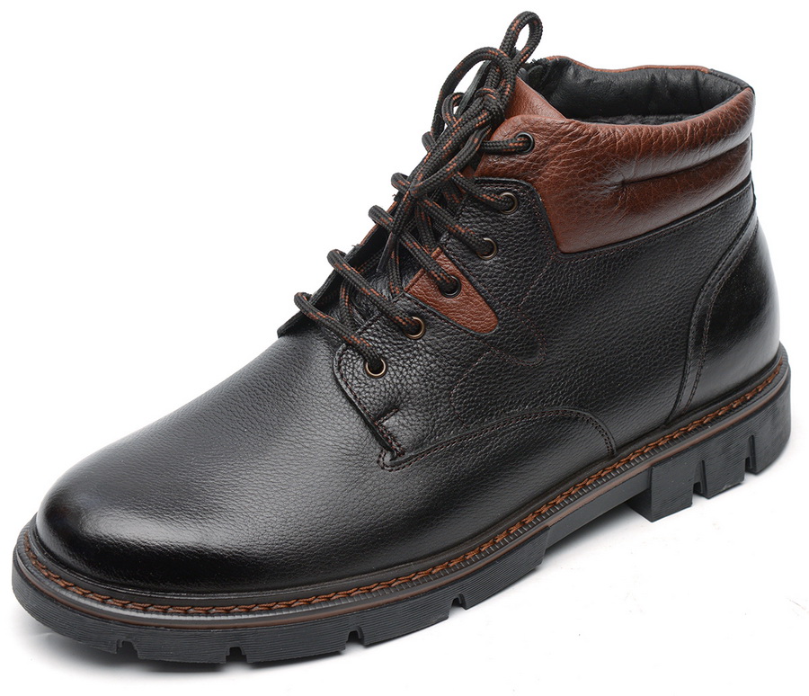 мужские ботинки натуральная кожа / натуральный мех corvetto