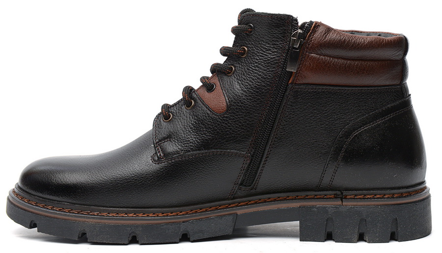 мужские ботинки натуральная кожа / натуральный мех corvetto