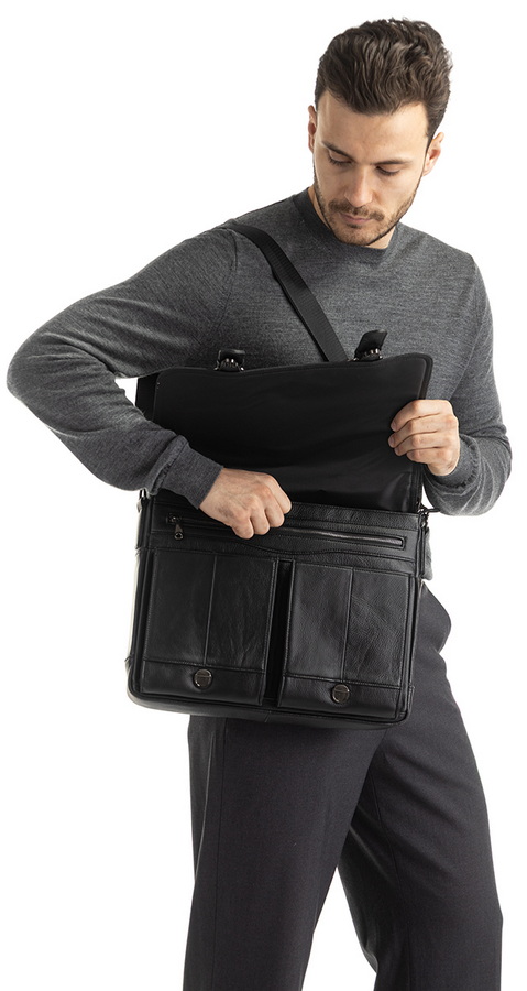 мужской портфель натуральная кожа corvetto