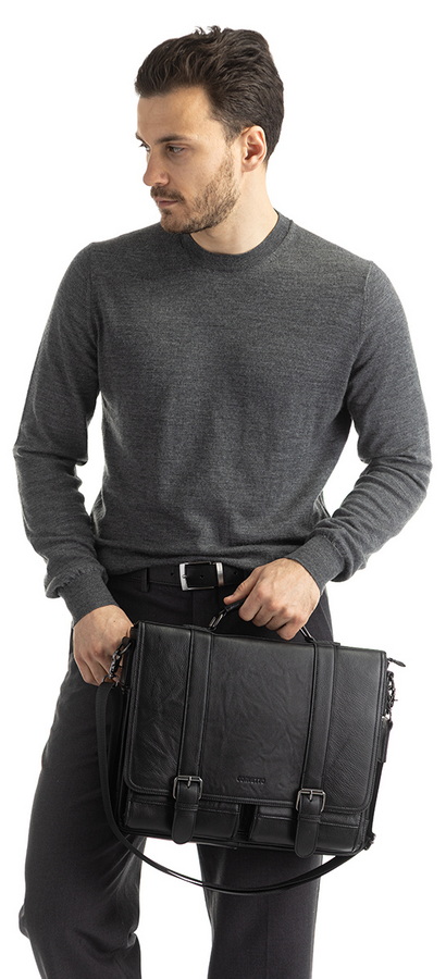 мужской портфель натуральная кожа corvetto