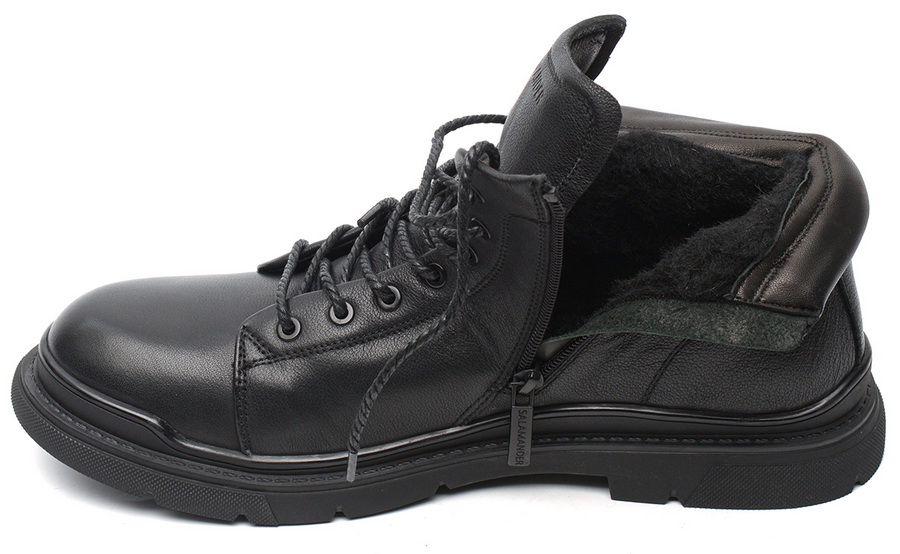 мужские ботинки натуральная кожа / шерсть salamander