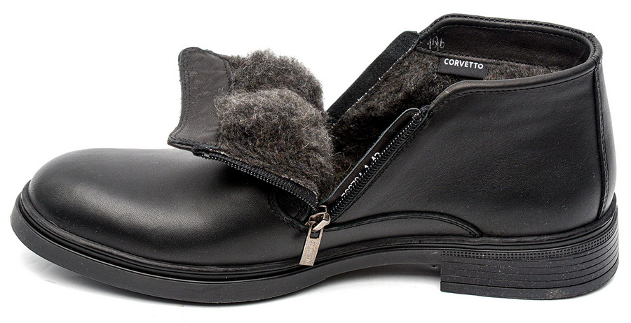 мужские ботинки натуральная кожа / шерсть corvetto