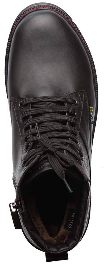 мужские ботинки натуральная кожа / натуральный мех corvetto