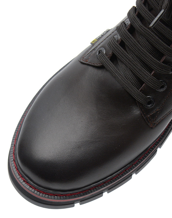 мужские ботинки натуральная кожа / натуральный мех corvetto