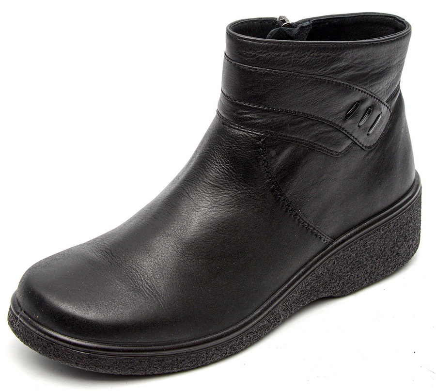 женские полусапоги натуральная кожа / байка росвест россия