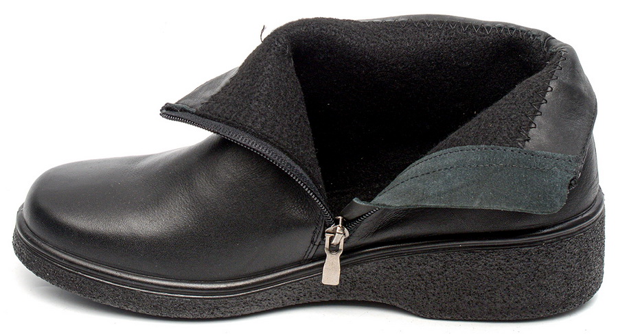 женские полусапоги натуральная кожа / байка росвест россия