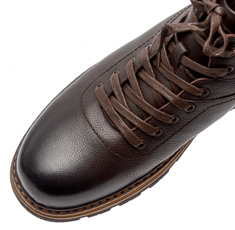 мужские ботинки натуральная кожа/натуральный мех salamander