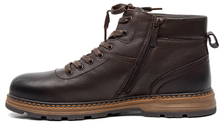 мужские ботинки натуральная кожа/натуральный мех salamander