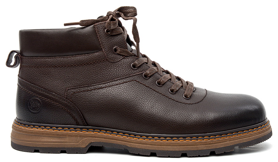 мужские ботинки натуральная кожа/натуральный мех salamander