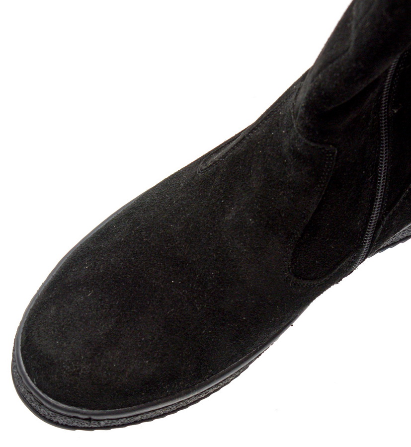 женские сапоги натуральная кожа(велюр) / натуральный мех corvetto италия